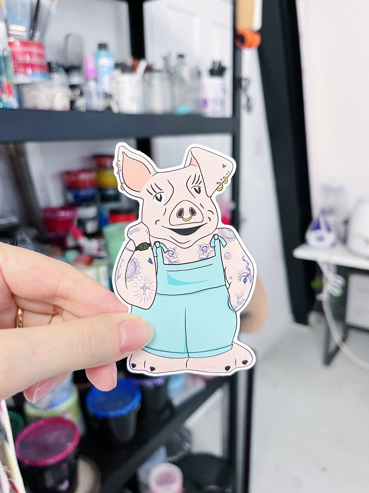 NATWEST PIG HIPSTER STICKER