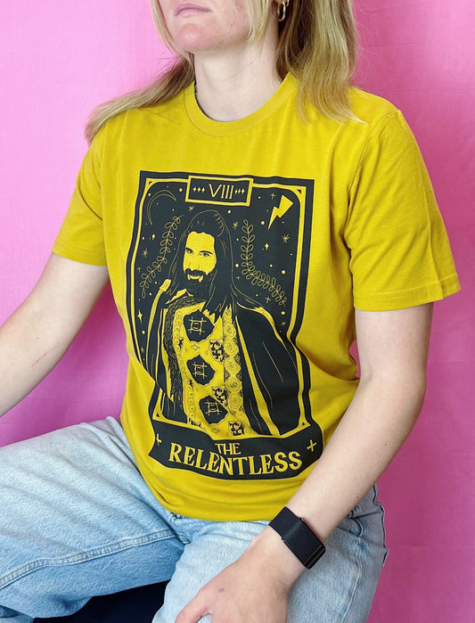 THE RELENTLESS WWDITS TAROT T-SHIRT