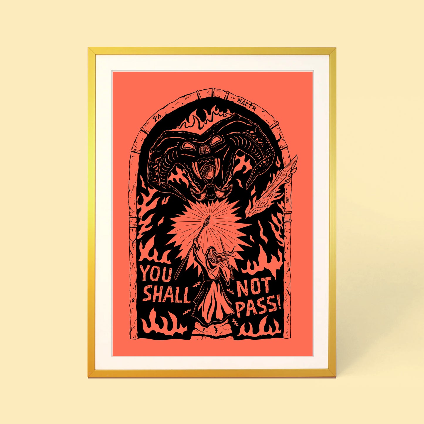 YOU SHALL NOT PASS PRINT