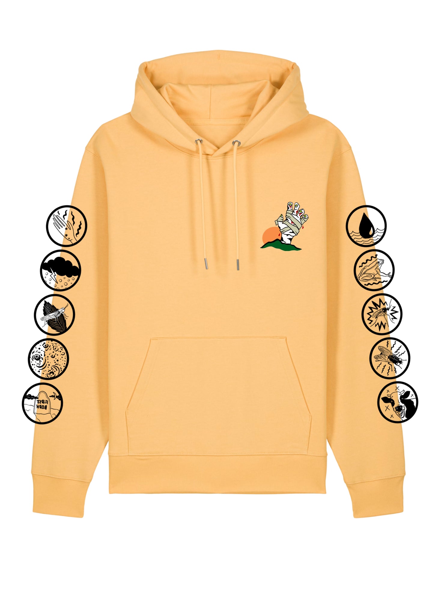 CURSED FOREVER ZIP HOODIE
