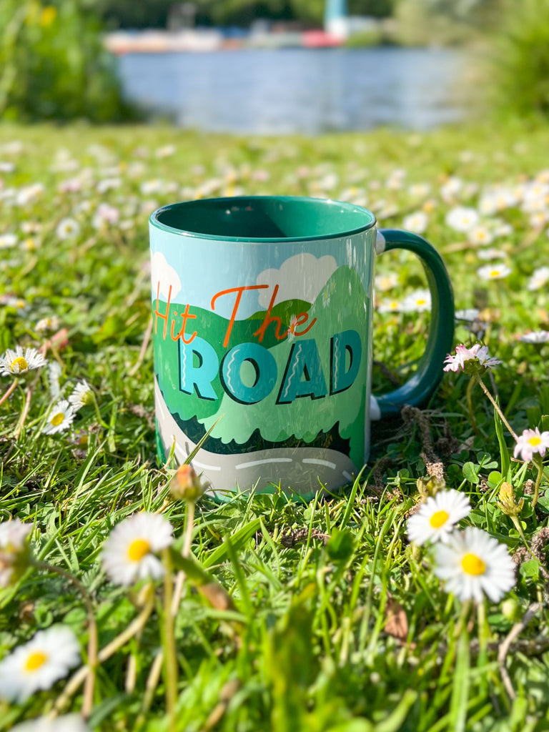 HIT THE ROAD MUG + COASTER BUNDLE