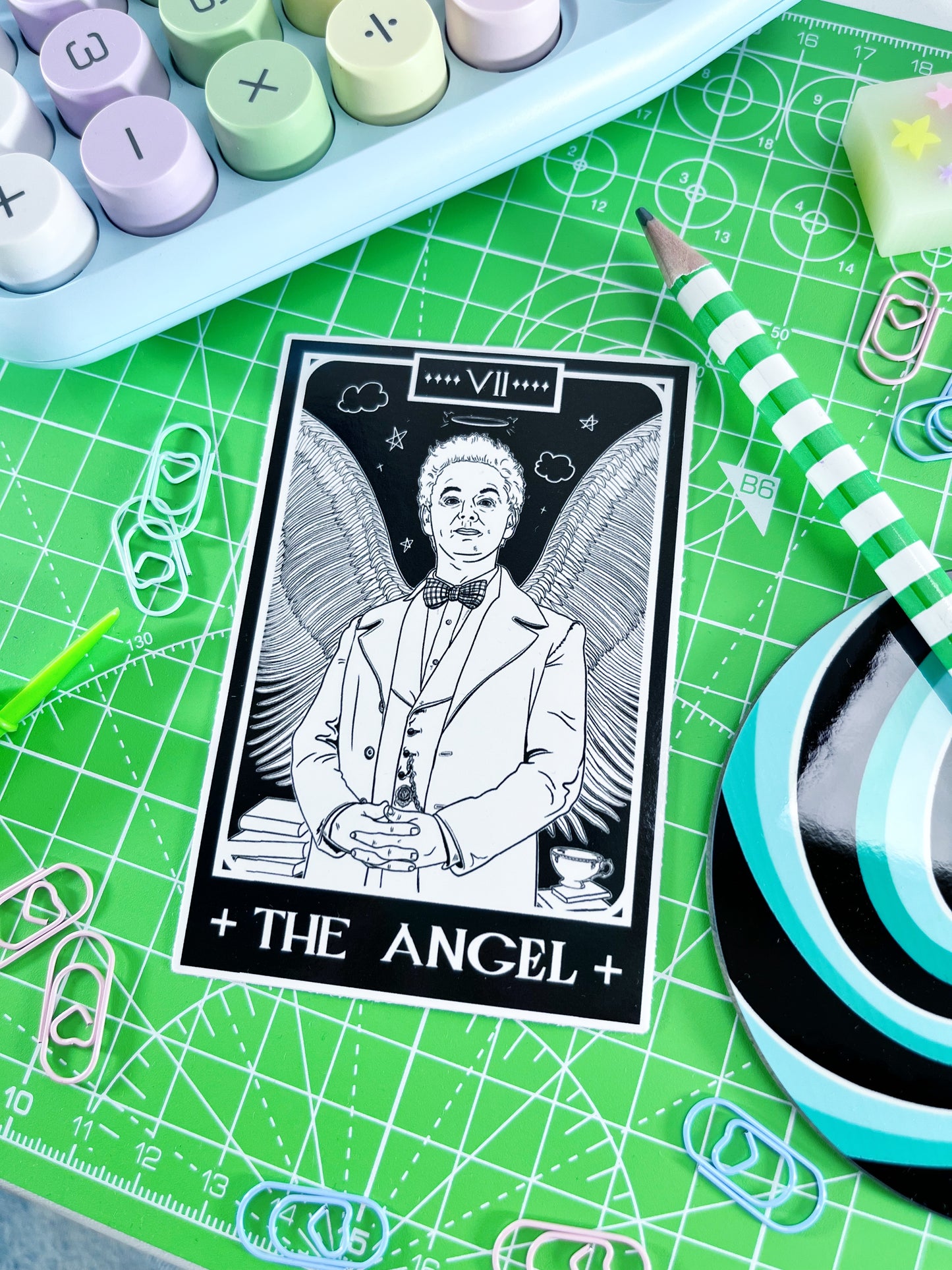 THE ANGEL TAROT VINYL STICKER