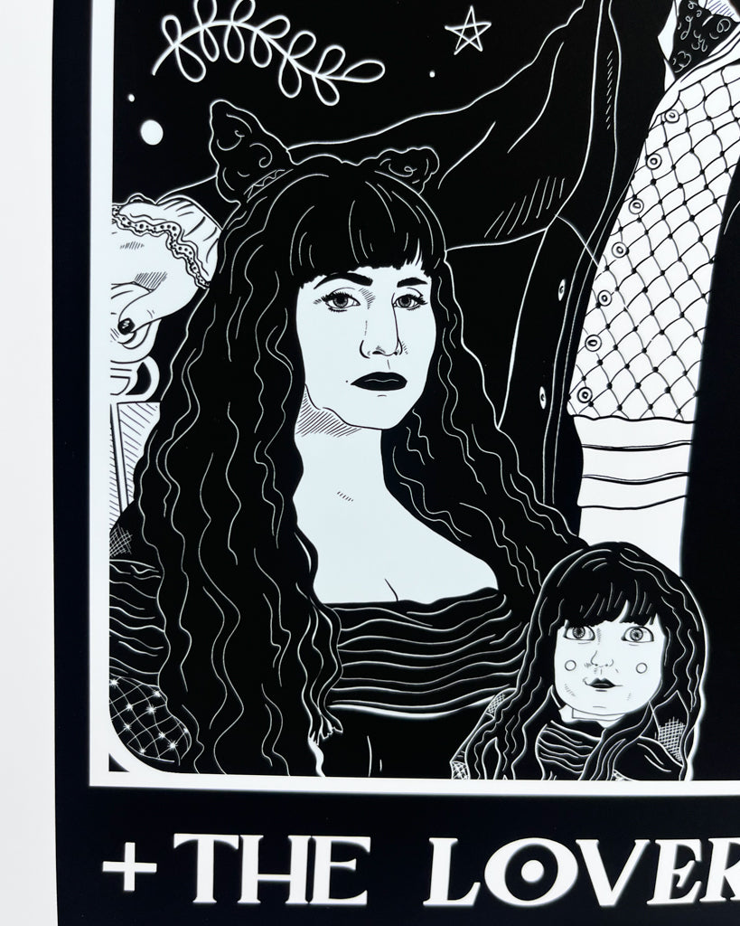 THE LOVERS WWDITS TAROT PRINT