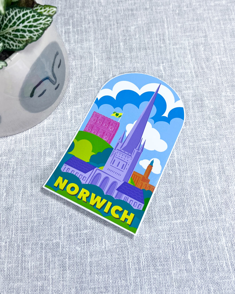 NORWICH VINYL STICKER