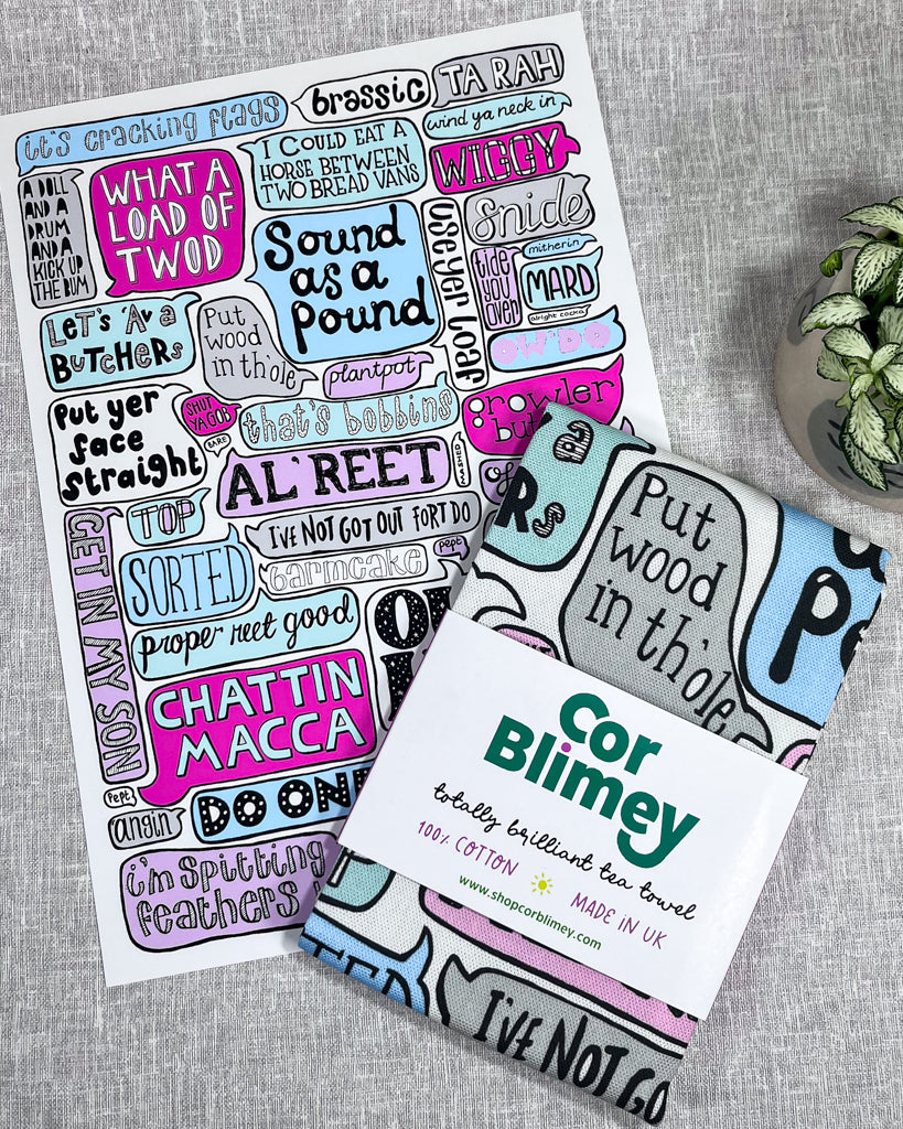 MANCHESTER SAYINGS PRINT