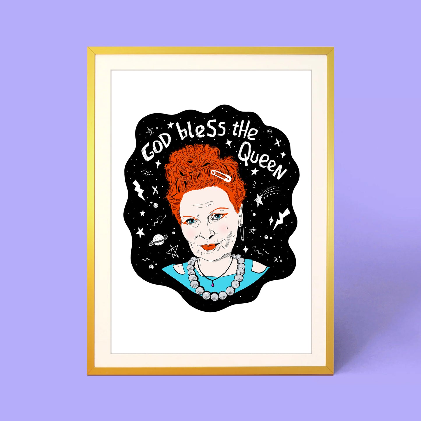QUEEN VIV PUNK FASHION ICON PRINT