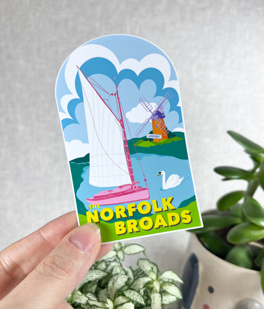 NORFOLK BROADS VINYL STICKER