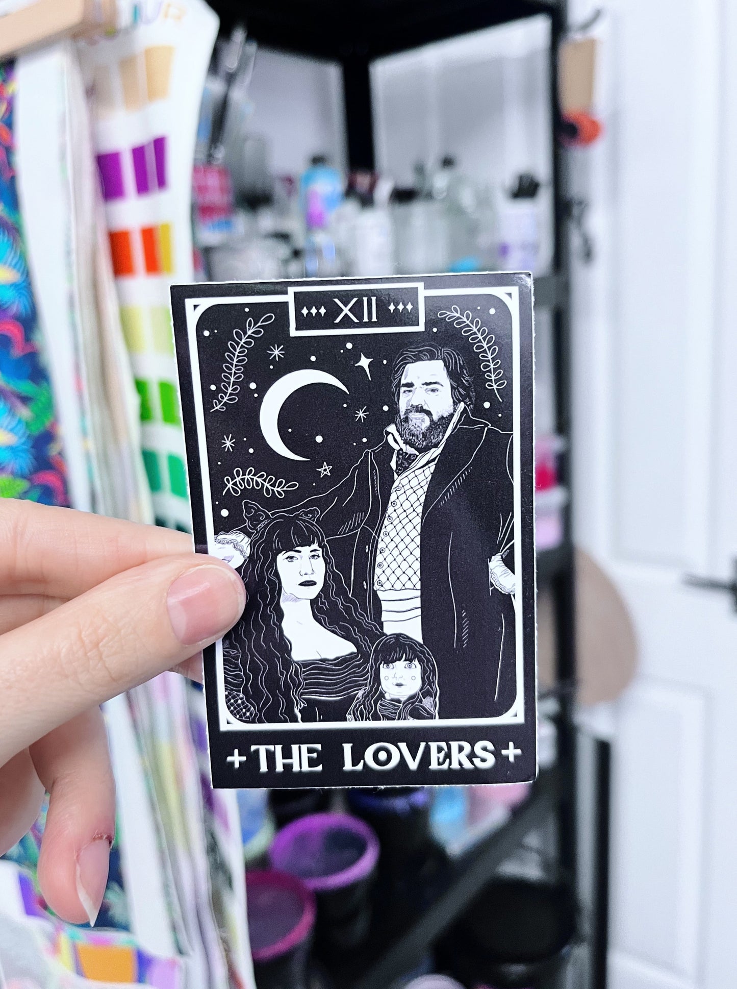 THE LOVERS WWDITS TAROT VINYL STICKER