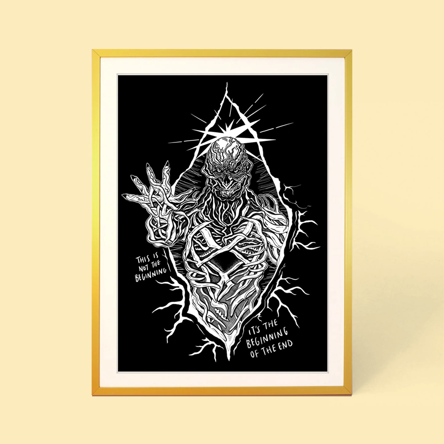 THE BEGINNING OF THE END PRINT