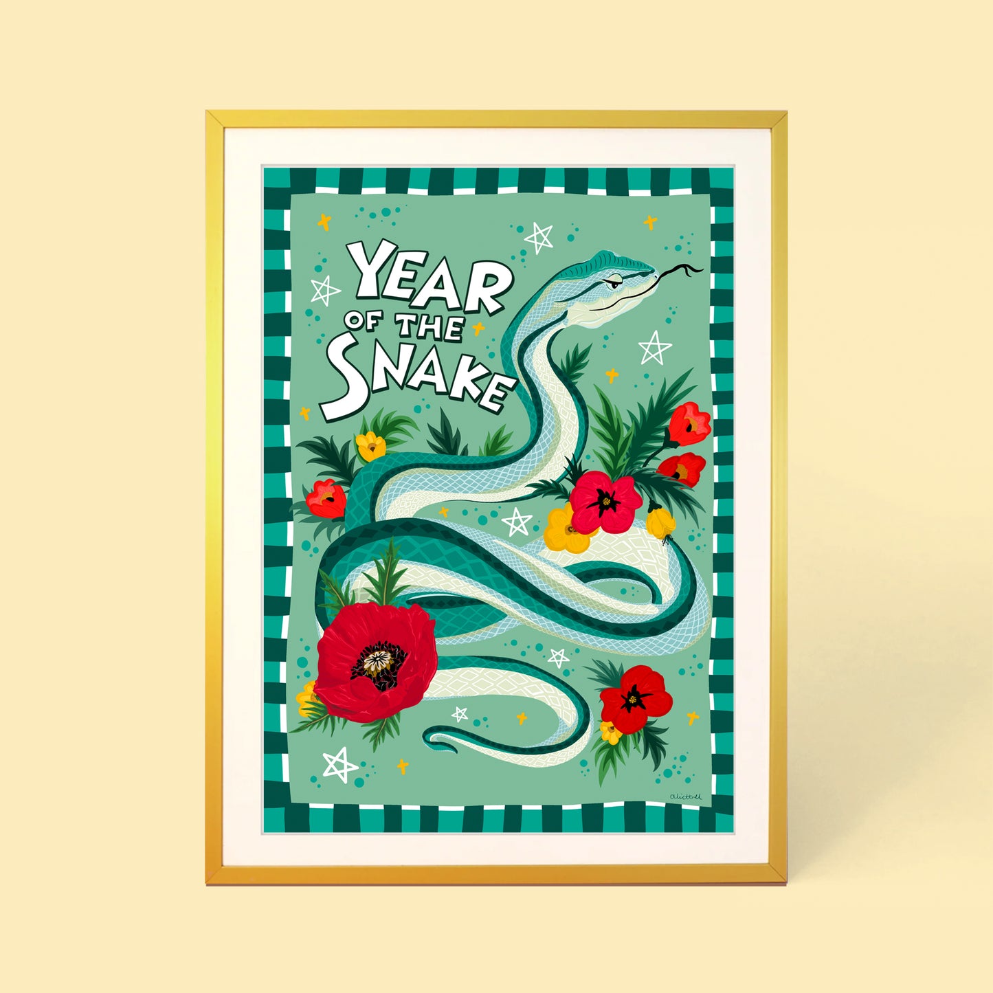 YEAR OF THE SNAKE PRINT