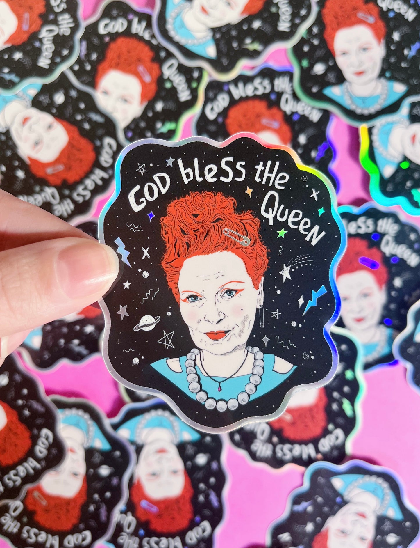 QUEEN VIV VINYL STICKER