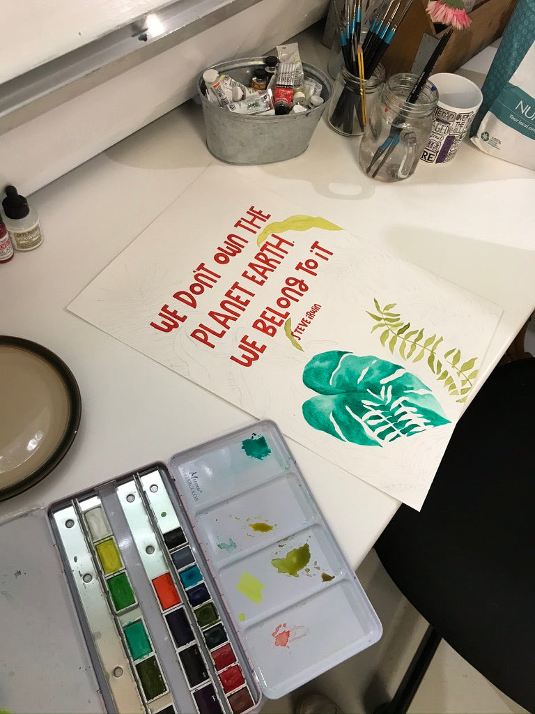 WE DON'T OWN THE PLANET EARTH PRINT