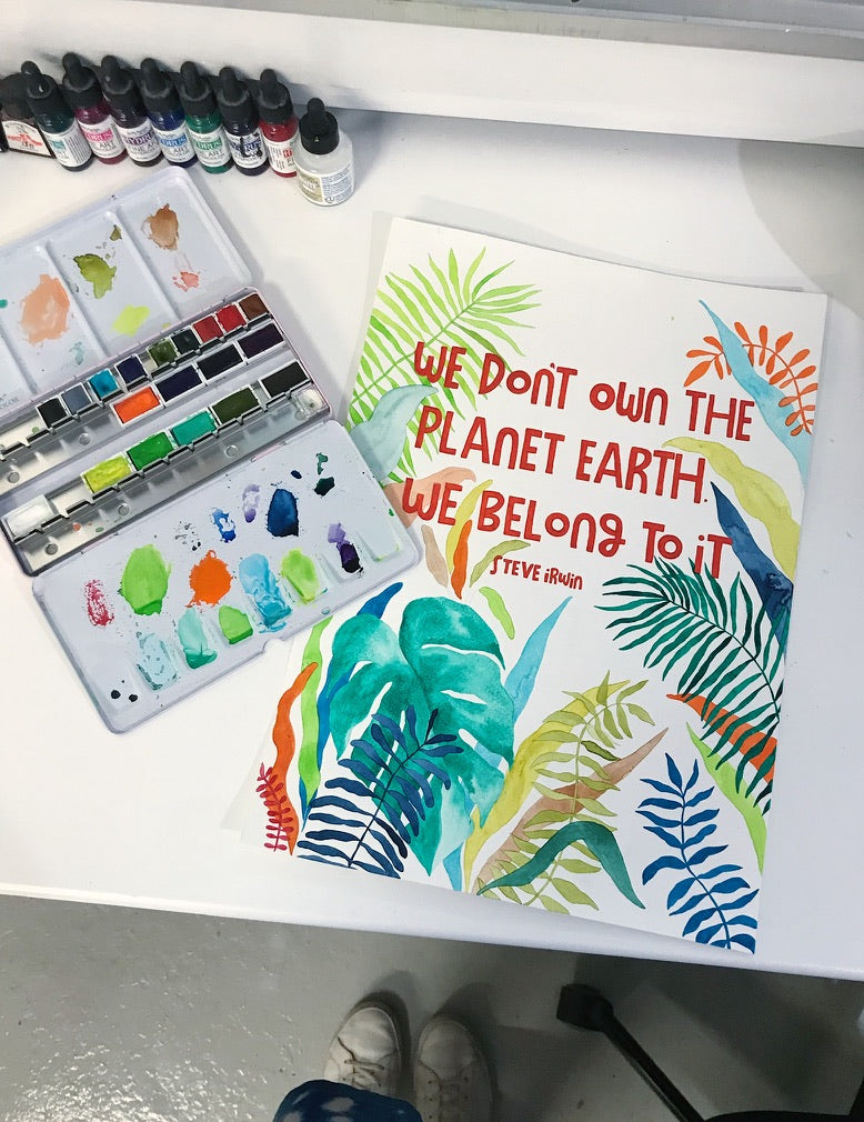 WE DON'T OWN THE PLANET EARTH PRINT