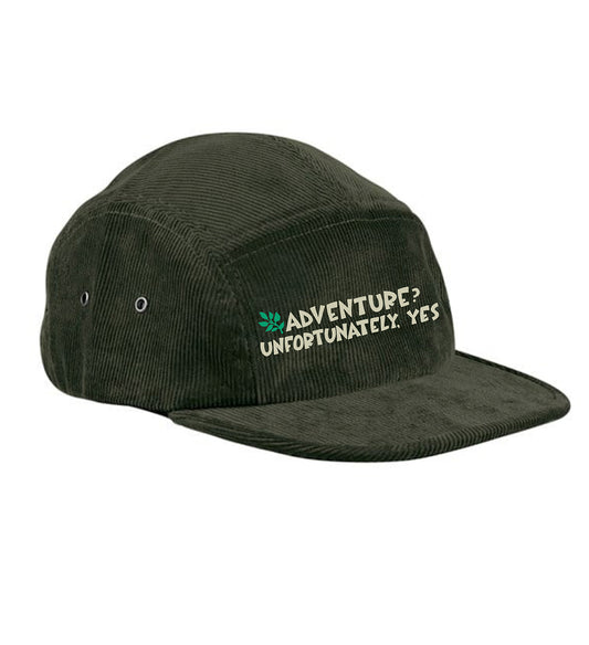 ADVENTURE? UNFORTUNATELY YES CORD CAMPER CAP
