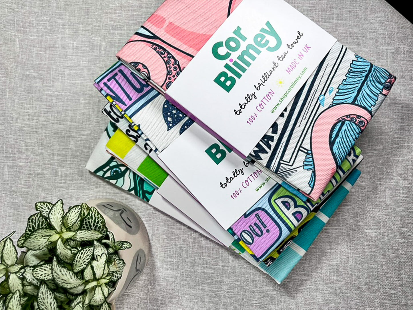 COLOUR CHART TEA TOWEL