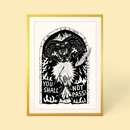 YOU SHALL NOT PASS PRINT