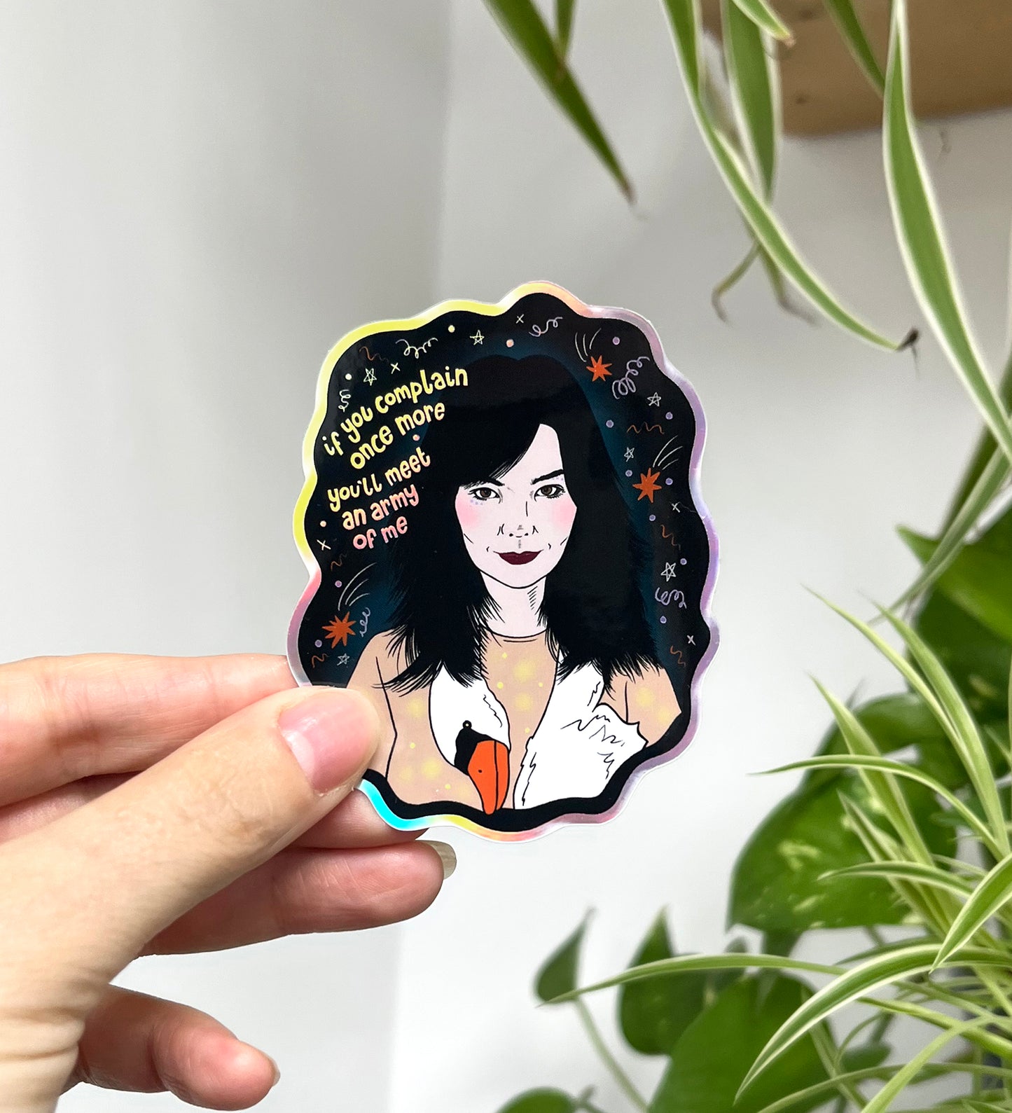 BJORK VINYL STICKER