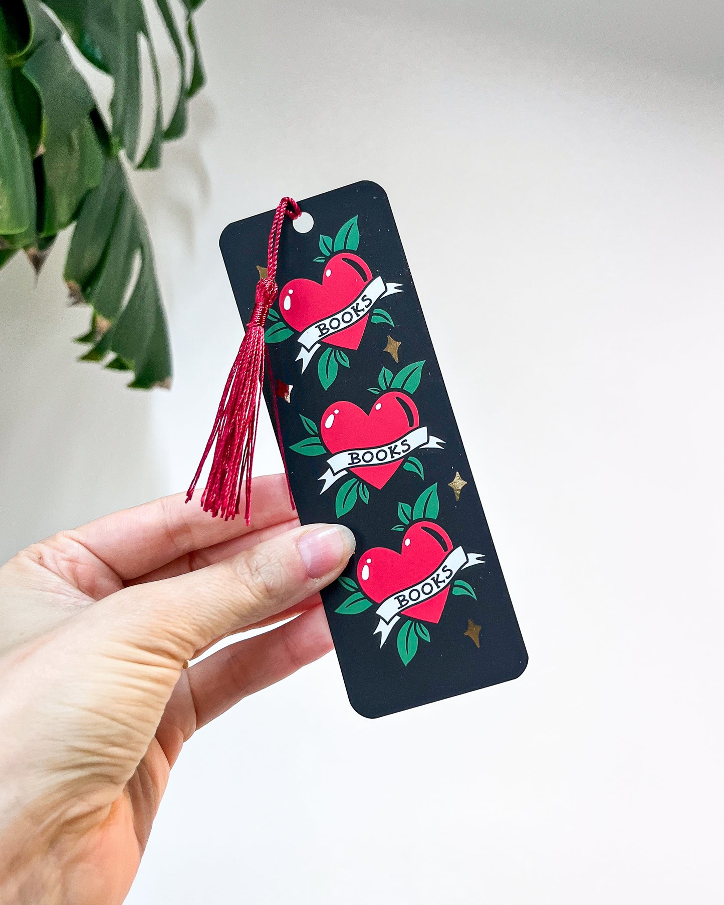 HEART BOOKS BOOKMARK