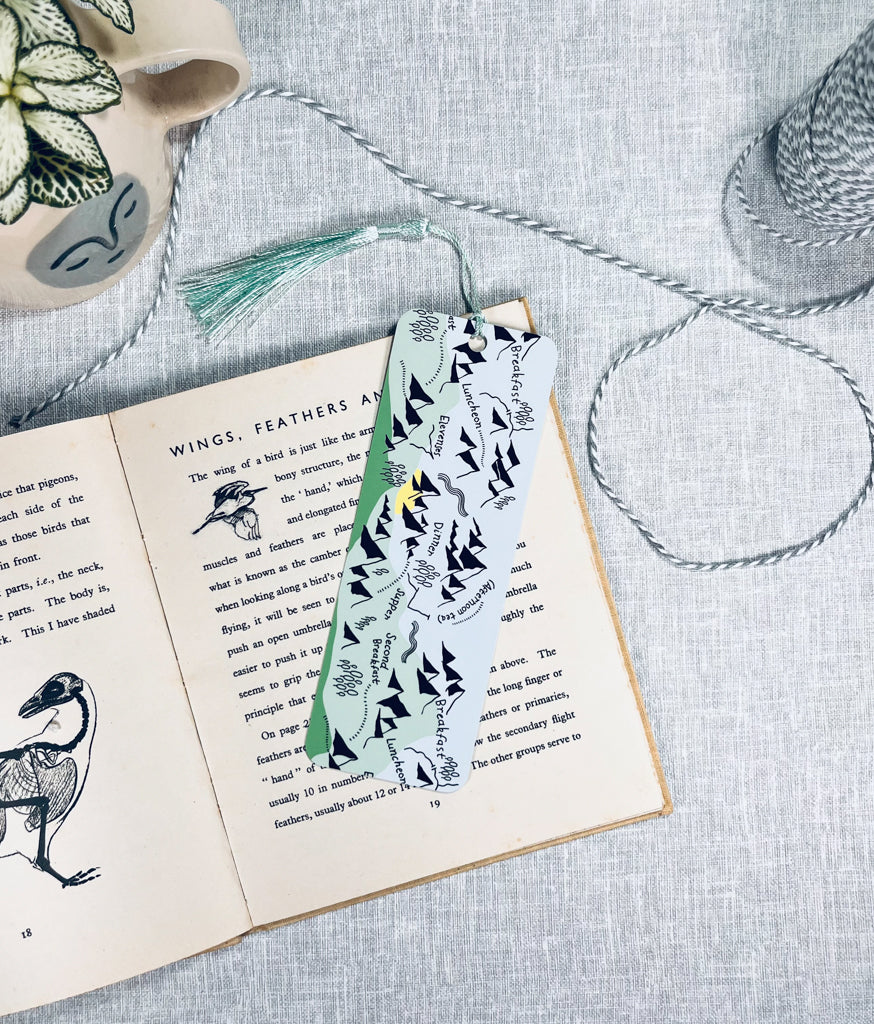 DINNER MAP BOOKMARK
