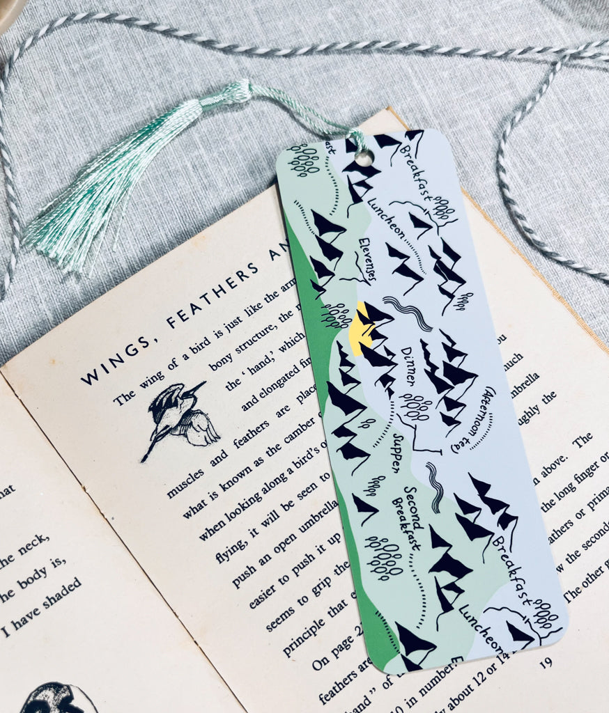 DINNER MAP BOOKMARK