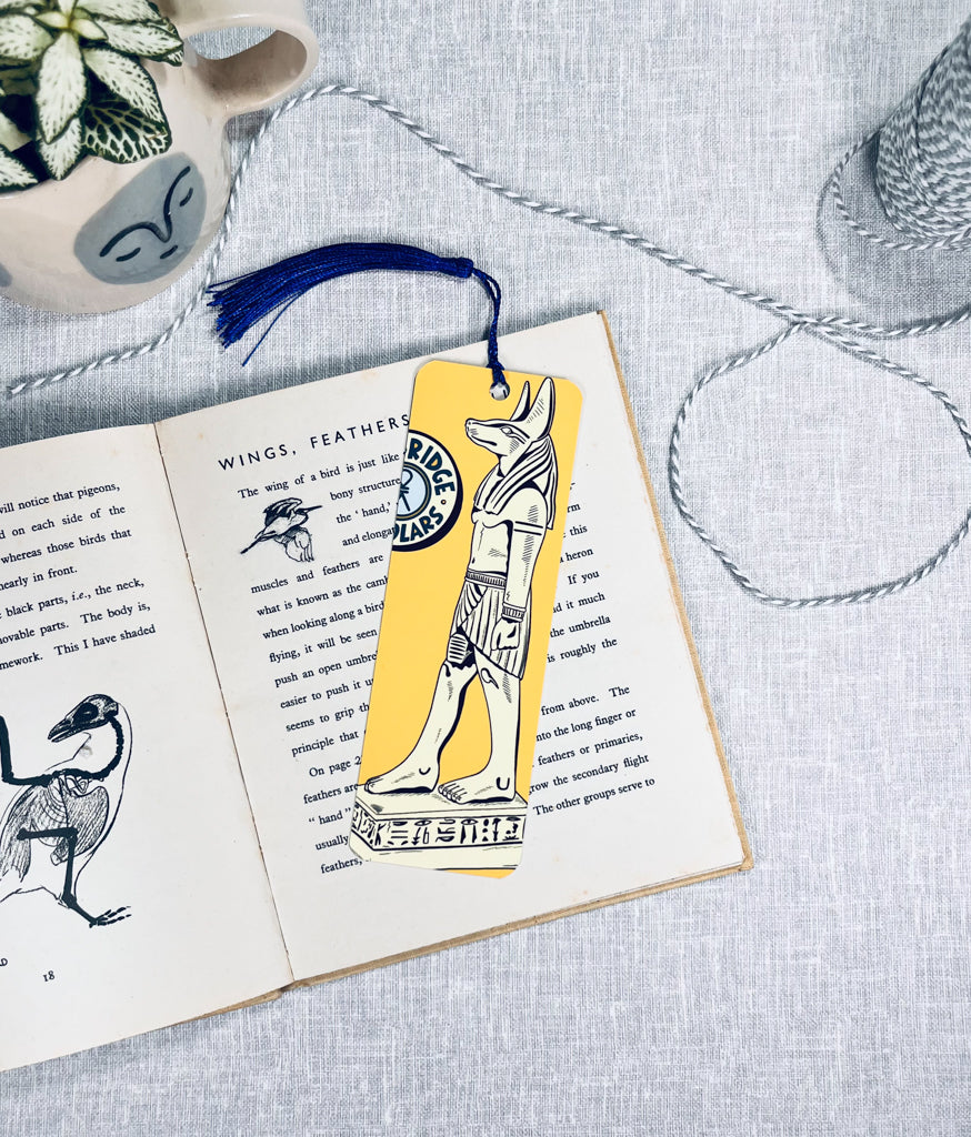 EGYPTIAN GOD ANUBIS & HORUS BOOKMARK