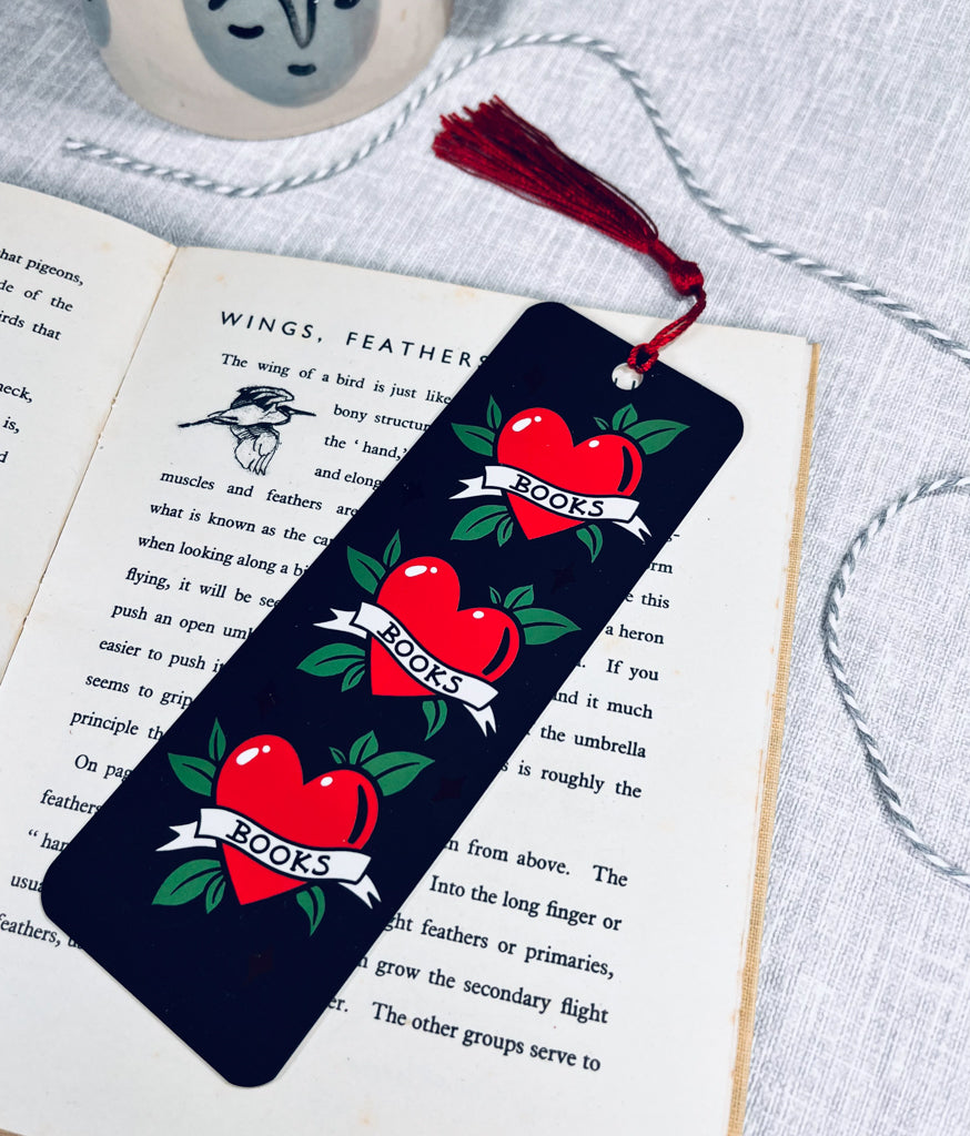 HEART BOOKS BOOKMARK