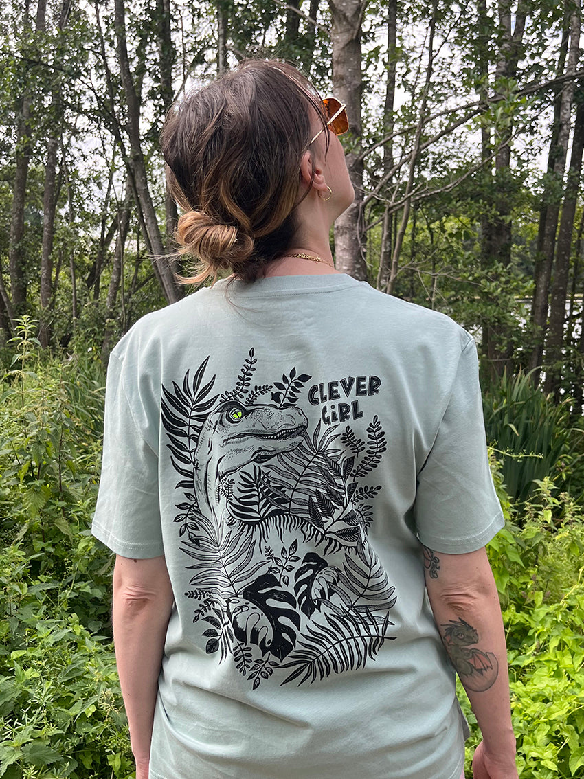 CLEVER GIRL T-SHIRT - MINOR FAULT *SECONDS (ref: 109,110,111)