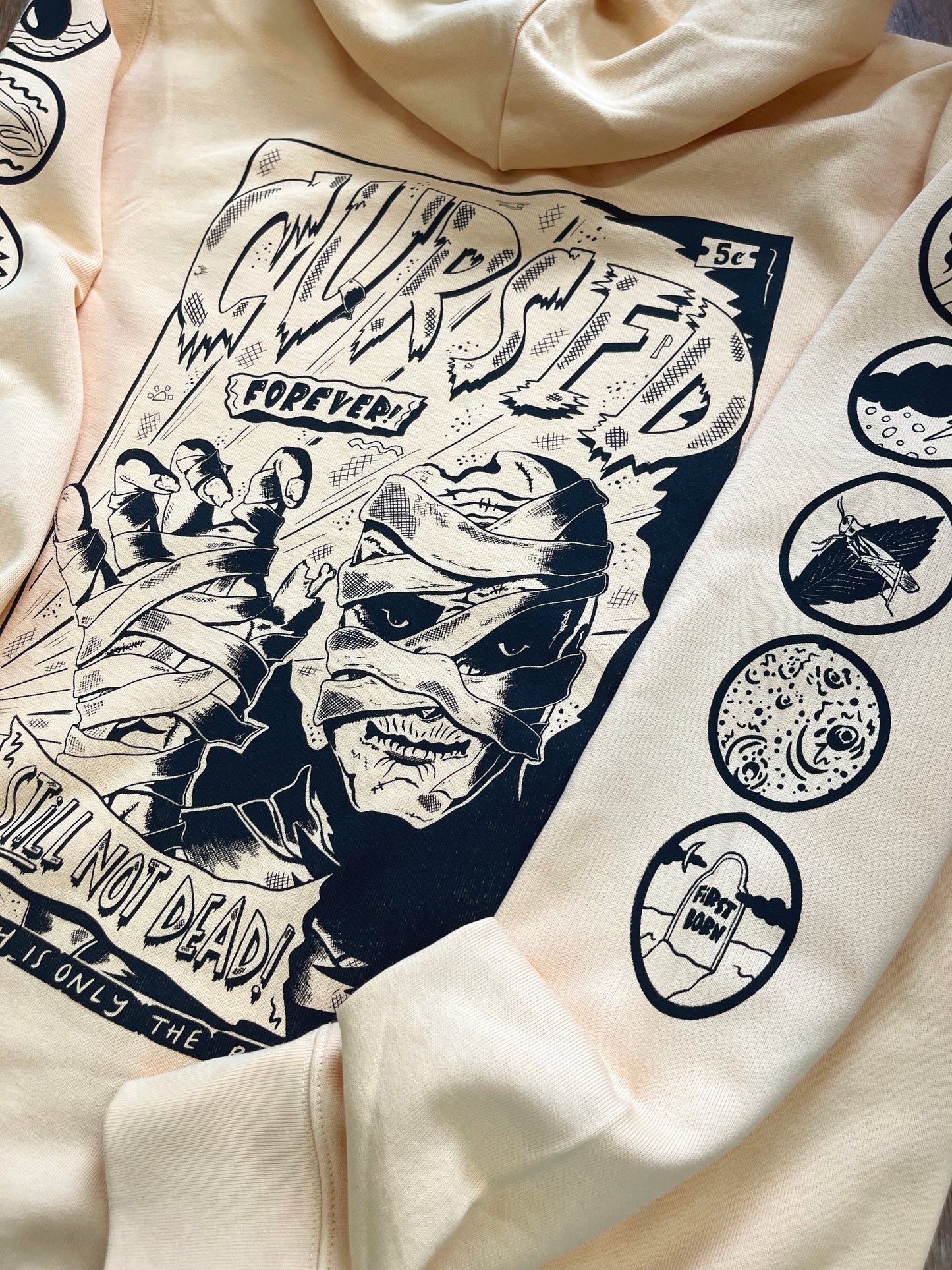 CURSED FOREVER ZIP HOODIE