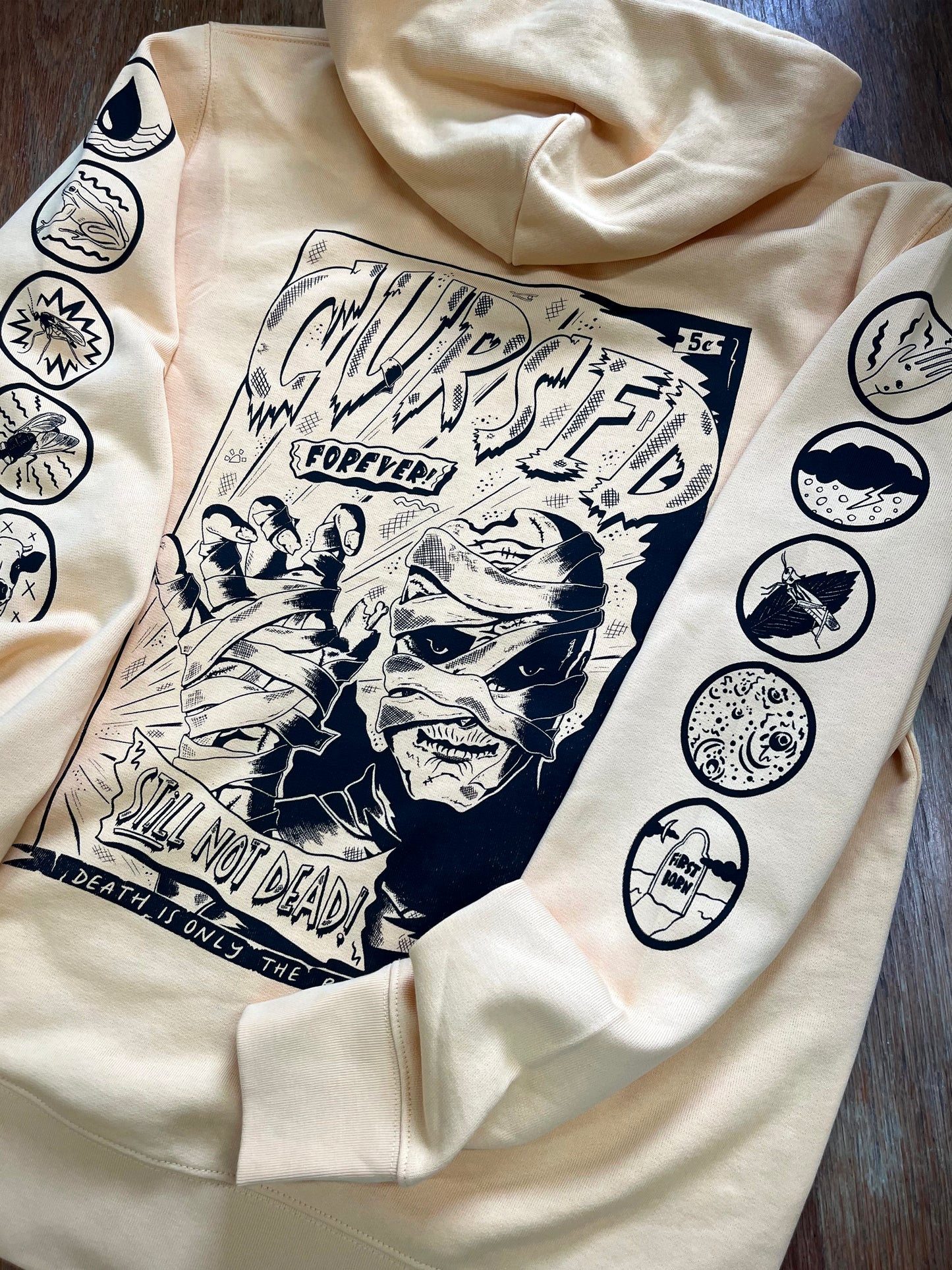 CURSED FOREVER ZIP HOODIE