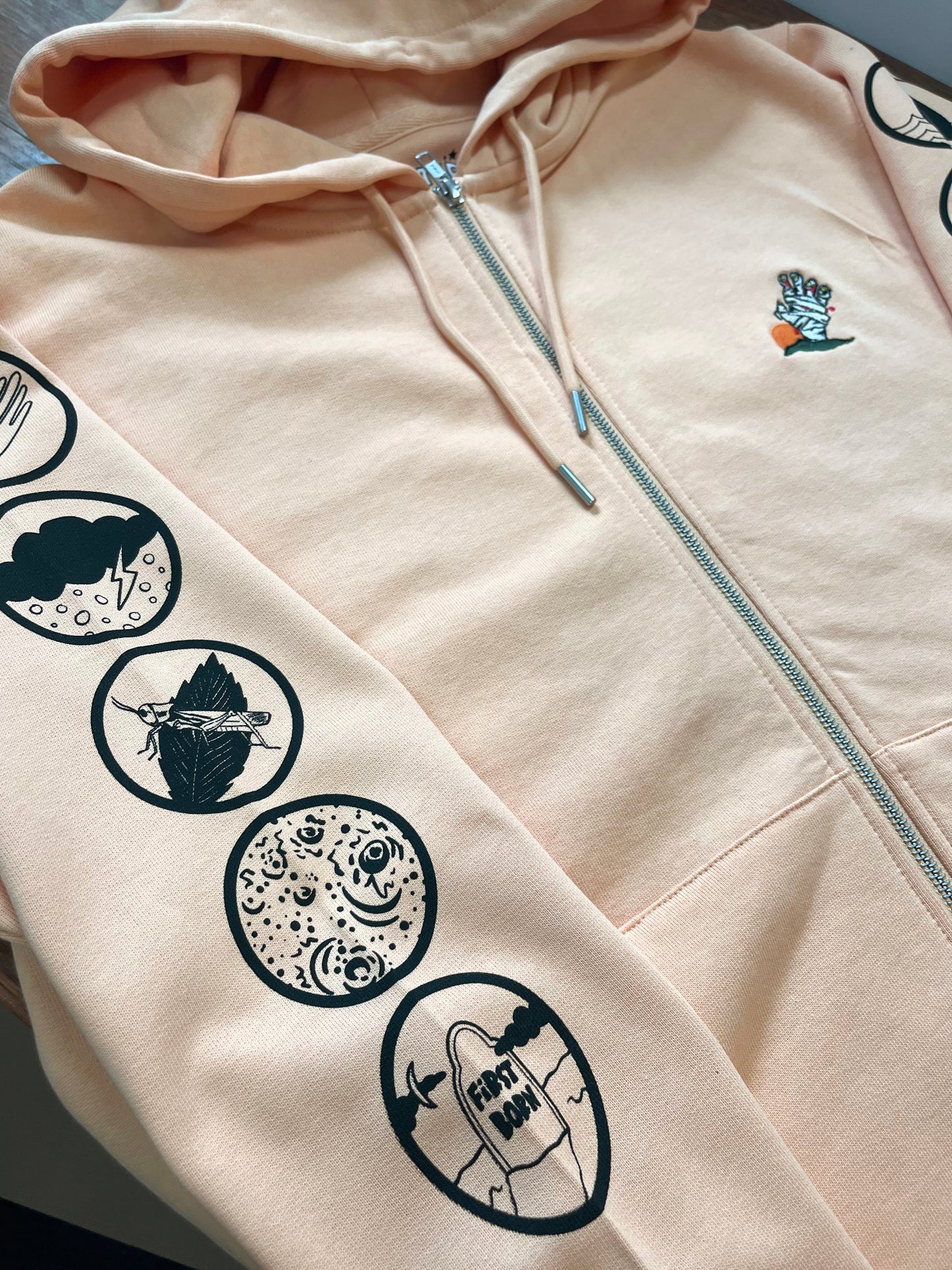 CURSED FOREVER ZIP HOODIE