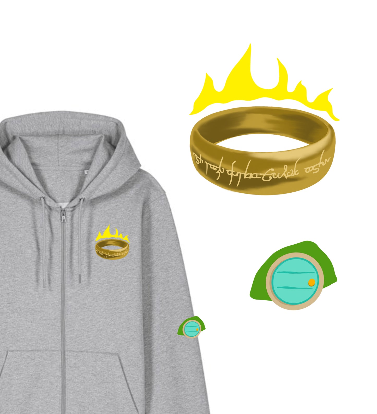 THE FELLOWSHIP ZIP HOODIE *LIMITED EDITION*