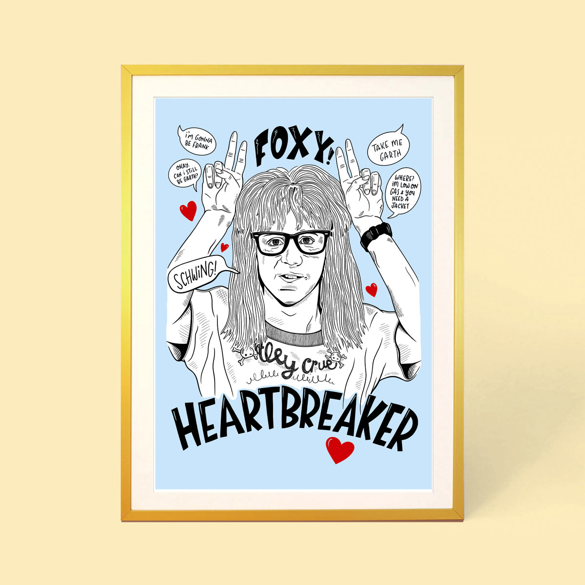 FOXY GARTH PRINT