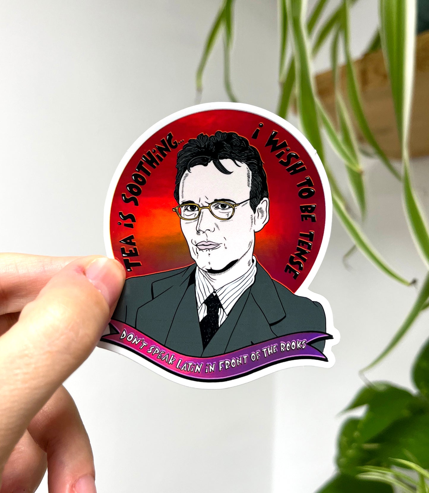 GILES HOLOGRAPHIC VINYL STICKER