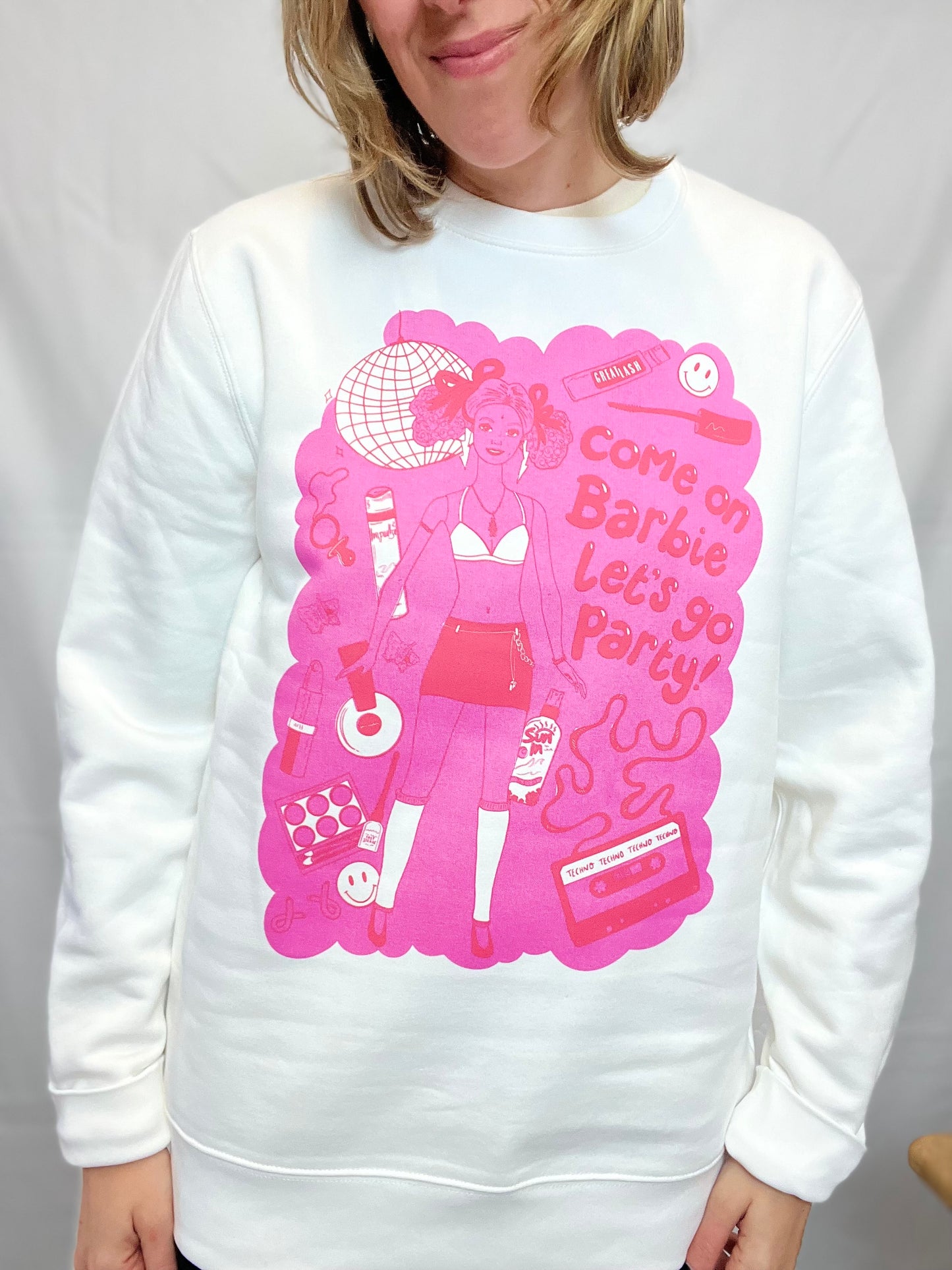 COME ON BARBIE SWEATER - SAMPLE SALE