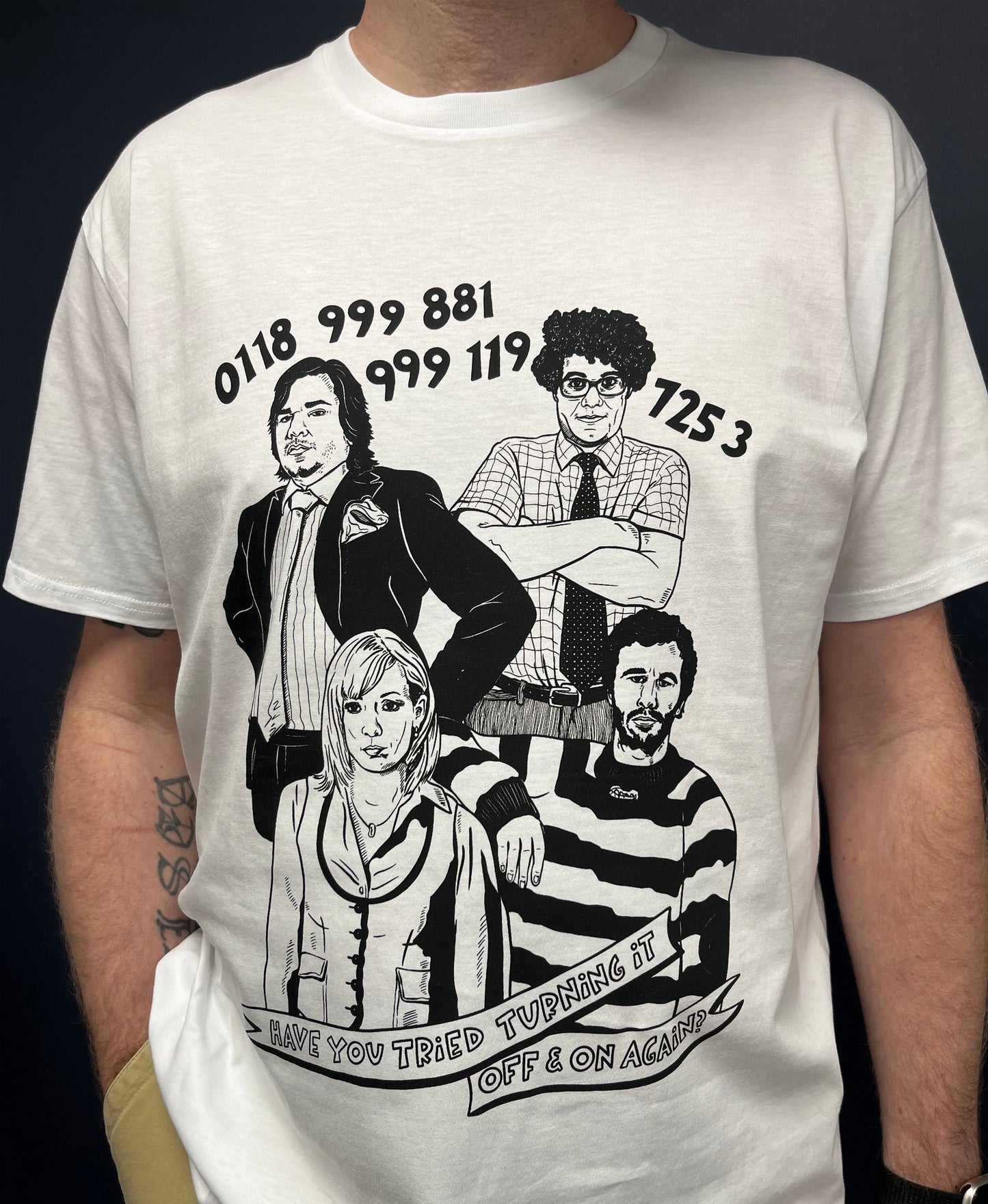 OFF AND ON AGAIN T-SHIRT