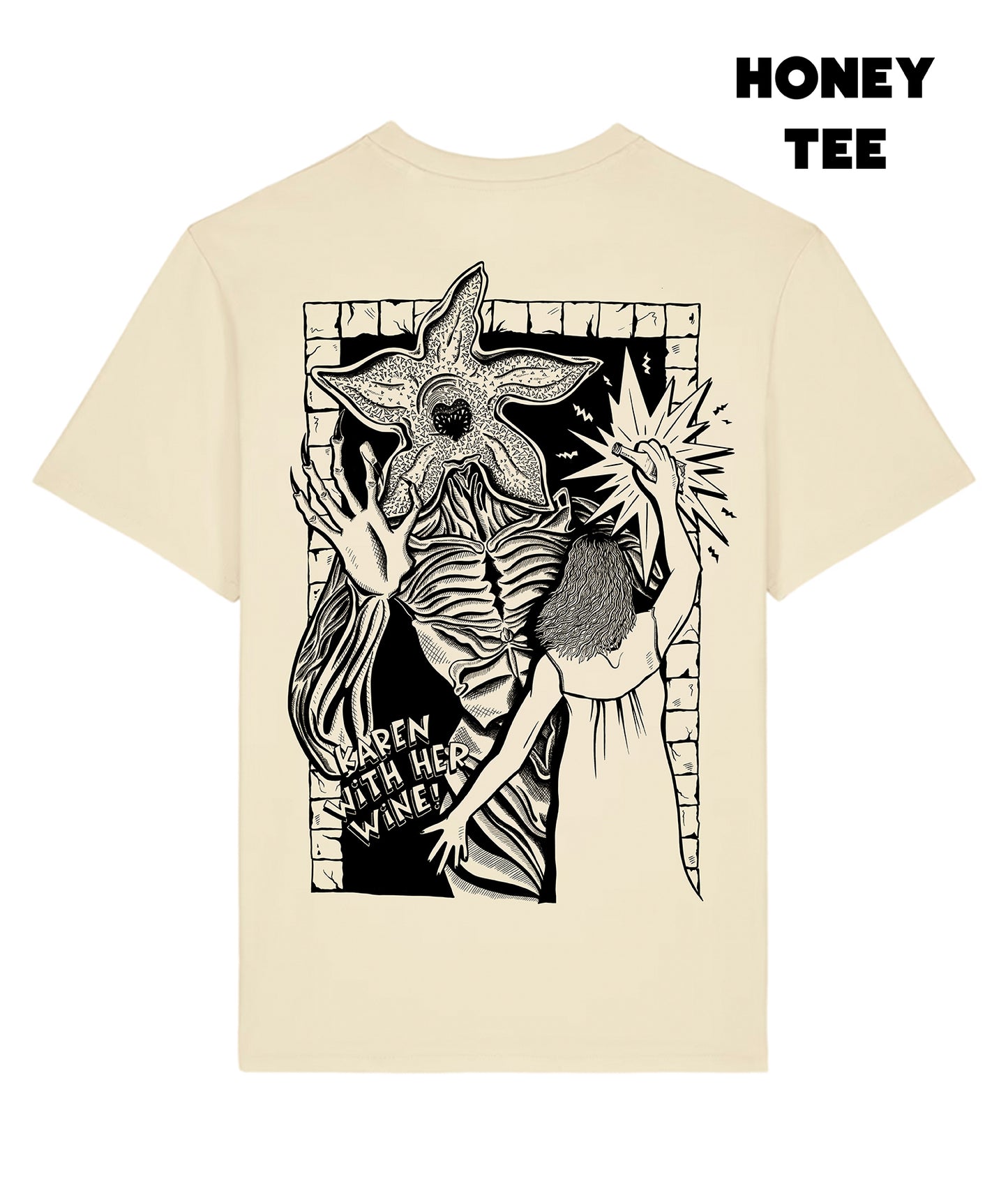 KAREN WITH HER WINE T-SHIRT *LIMITED EDITION*