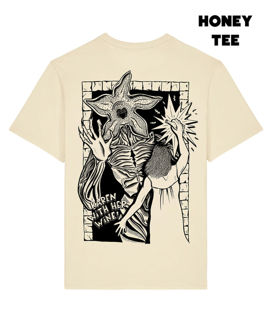 KAREN WITH HER WINE T-SHIRT *LIMITED EDITION*