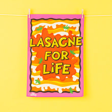 Load image into Gallery viewer, LASAGNE FOR LIFE TEA TOWEL