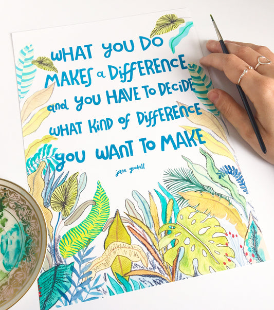 MAKE A DIFFERENCE PRINT