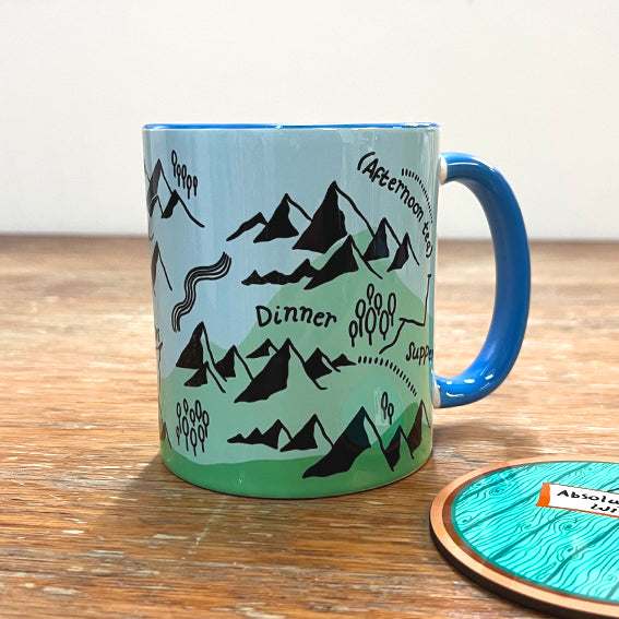 DINNER MAP MUG + COASTER BUNDLE
