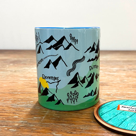 DINNER MAP MUG + COASTER BUNDLE