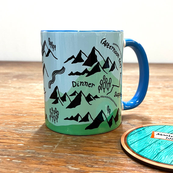 DINNER MAP MUG + COASTER BUNDLE