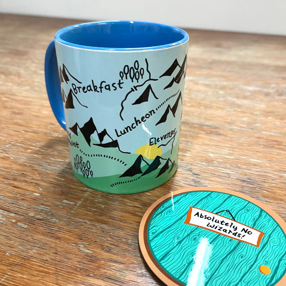 DINNER MAP MUG + COASTER BUNDLE