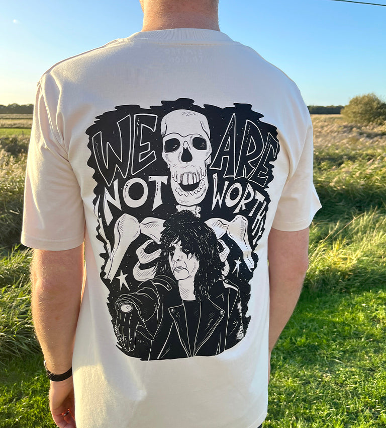 WE ARE NOT WORTHY T-SHIRT *LIMITED EDITION*