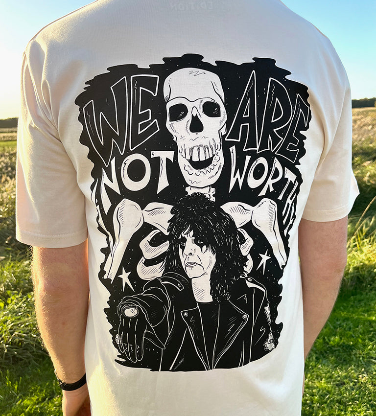WE ARE NOT WORTHY T-SHIRT *LIMITED EDITION*