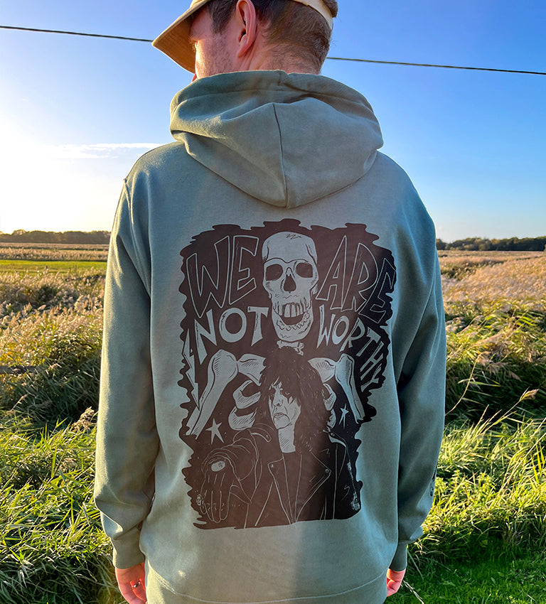 WE ARE NOT WORTHY HOODY *LIMITED EDITION*
