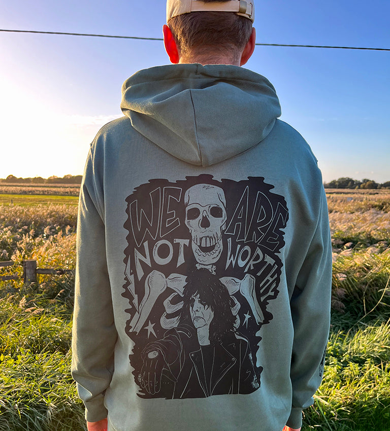 WE ARE NOT WORTHY HOODY *LIMITED EDITION*