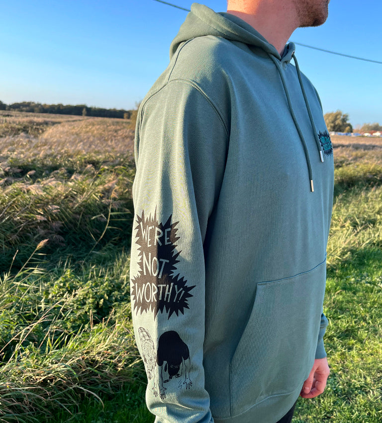 WE ARE NOT WORTHY HOODY *LIMITED EDITION*