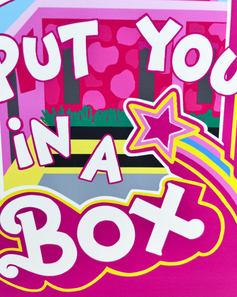 DONT LET THEM PUT YOU IN A BOX PRINT