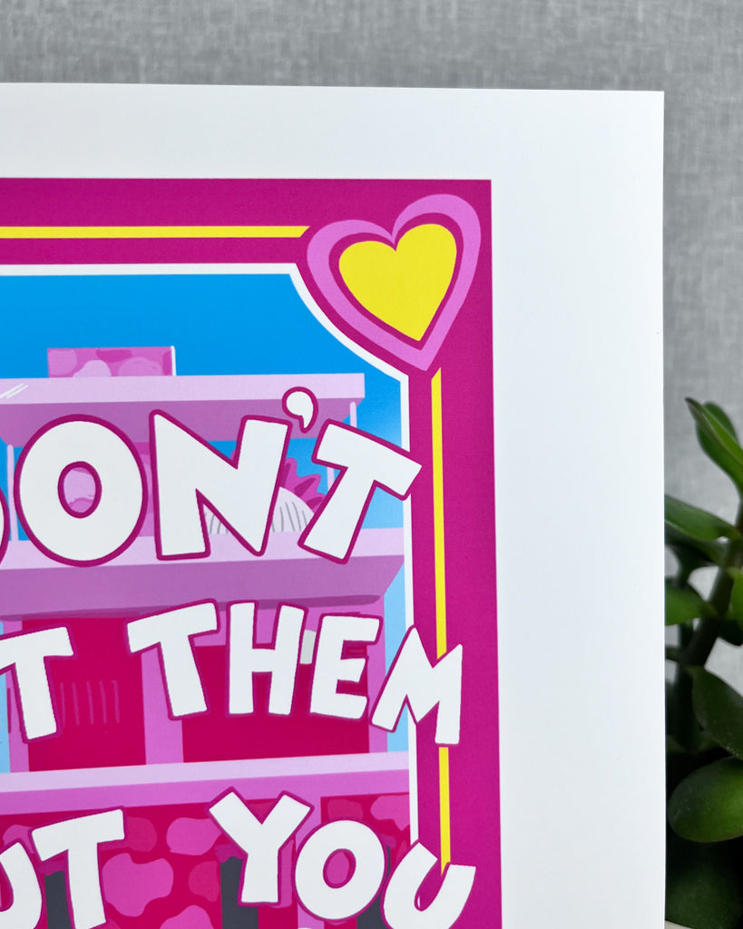 DONT LET THEM PUT YOU IN A BOX PRINT